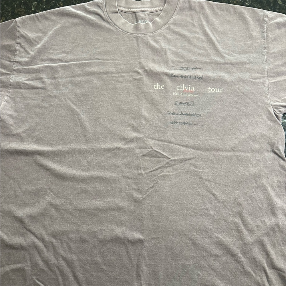 Isaiah Rashad Cilvia Demo Tour Merch T-Shirts (Lot of 3)